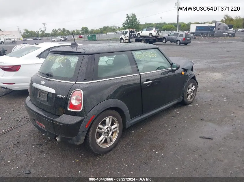 2013 Mini Hardtop Cooper VIN: WMWSU3C54DT371220 Lot: 40443666