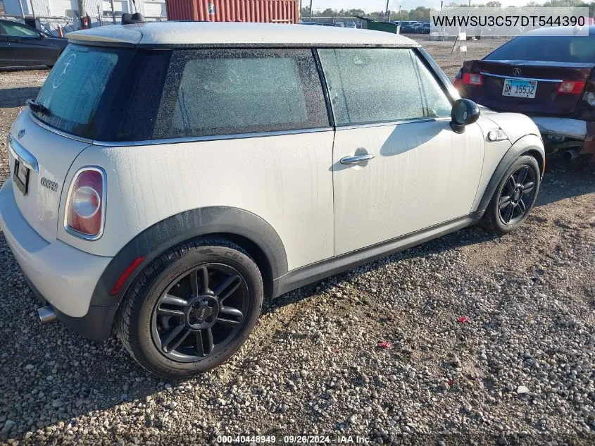 2013 Mini Hardtop VIN: WMWSU3C57DT544390 Lot: 40448949