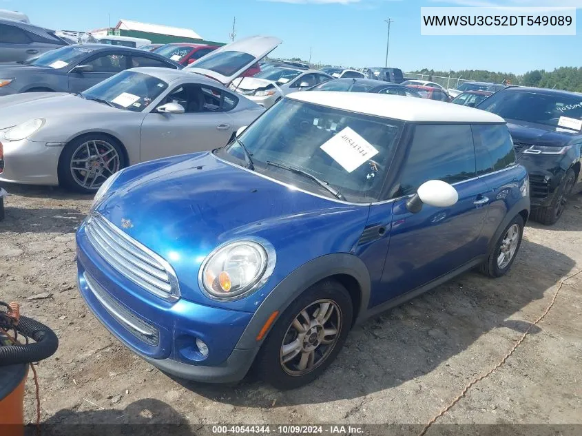 2013 Mini Hardtop Cooper VIN: WMWSU3C52DT549089 Lot: 40544344