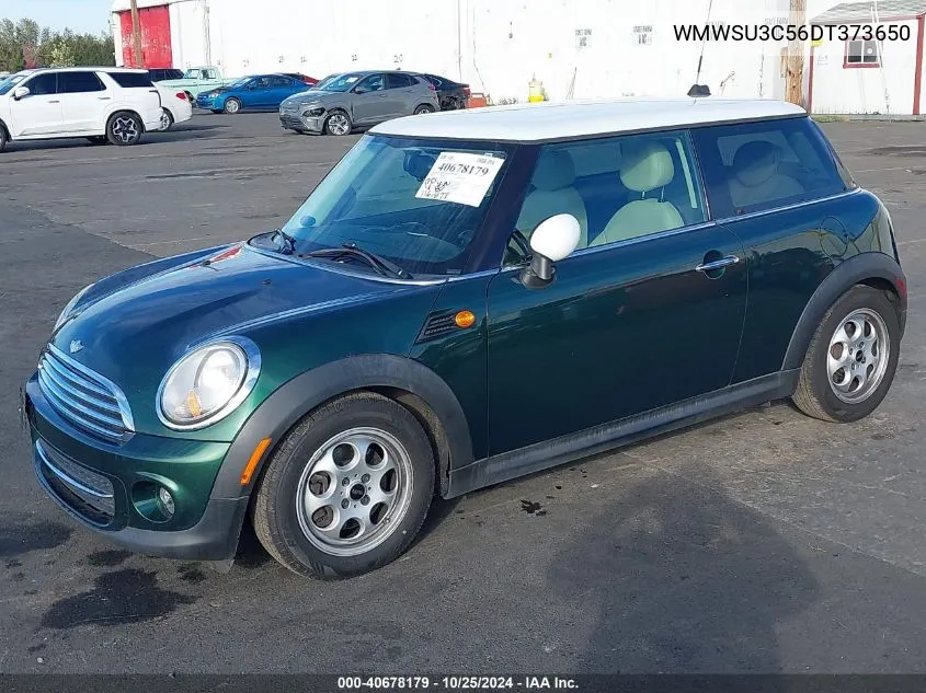 2013 Mini Hardtop Cooper VIN: WMWSU3C56DT373650 Lot: 40678179