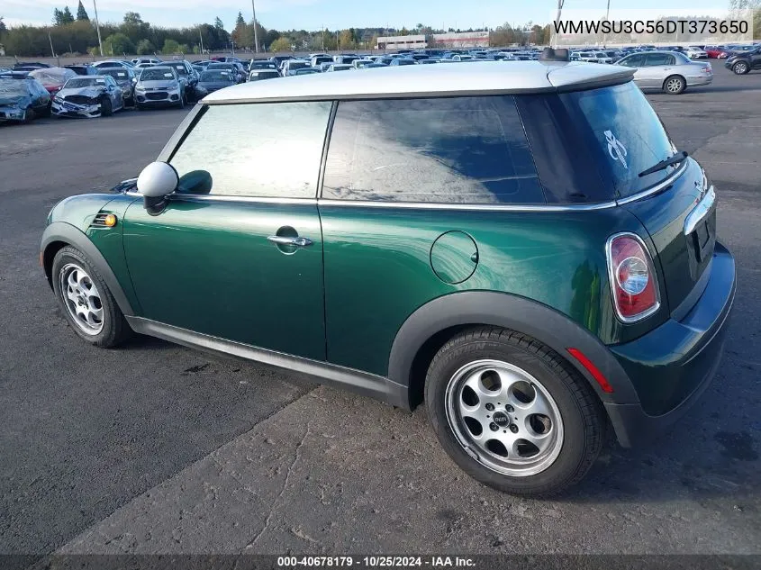 2013 Mini Hardtop Cooper VIN: WMWSU3C56DT373650 Lot: 40678179