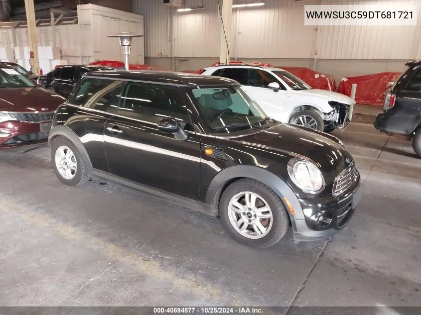 2013 Mini Hardtop Cooper VIN: WMWSU3C59DT681721 Lot: 40694877