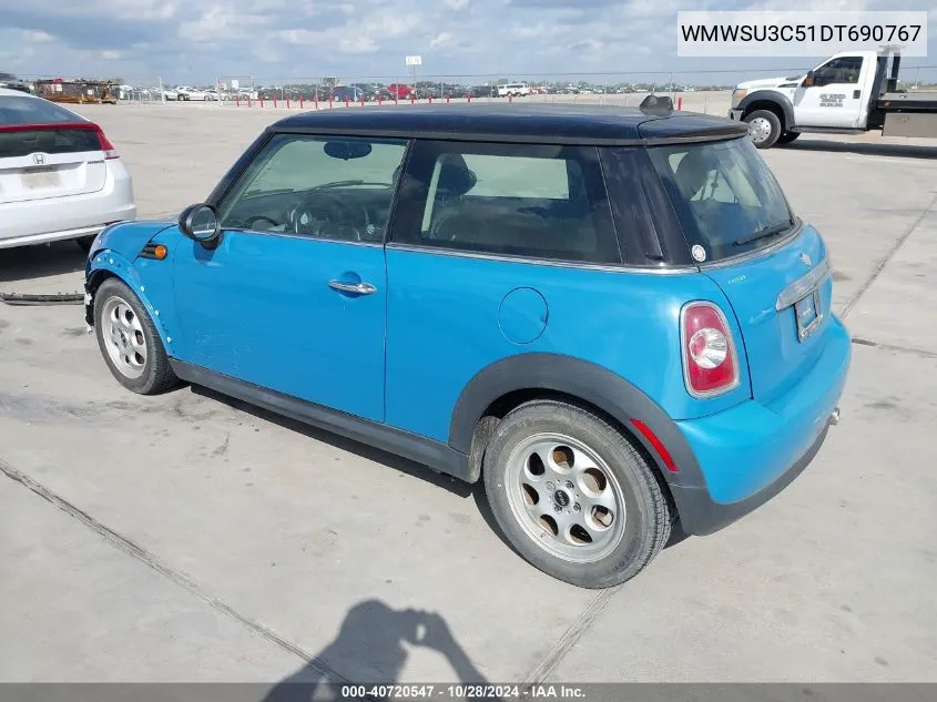 WMWSU3C51DT690767 2013 Mini Hardtop Cooper