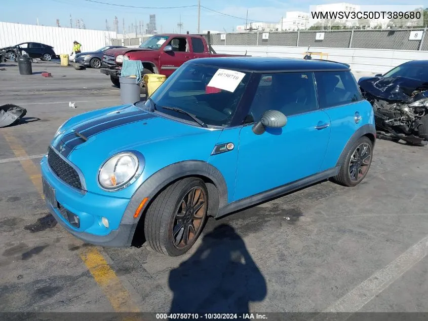 2013 Mini Hardtop Cooper S VIN: WMWSV3C50DT389680 Lot: 40750710