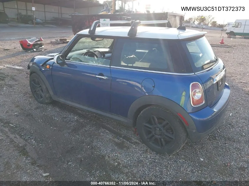 2013 Mini Hardtop Cooper VIN: WMWSU3C51DT372373 Lot: 40766352