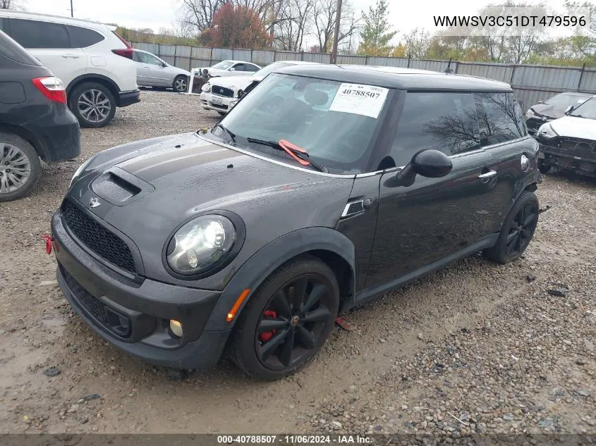 2013 Mini Hardtop Cooper S VIN: WMWSV3C51DT479596 Lot: 40788507