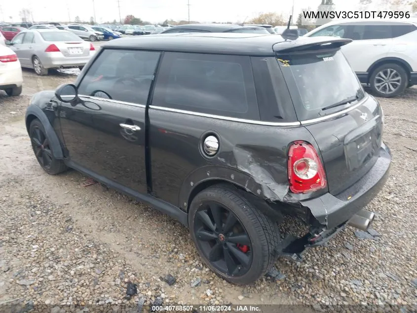 2013 Mini Hardtop Cooper S VIN: WMWSV3C51DT479596 Lot: 40788507