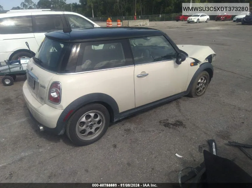 2013 Mini Hardtop Cooper VIN: WMWSU3C5XDT373280 Lot: 40794691