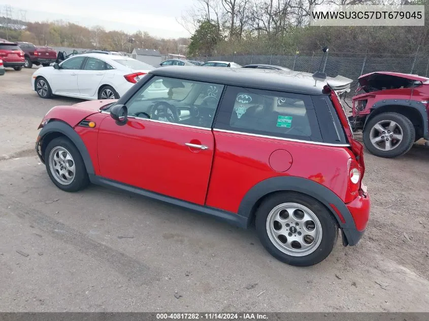 2013 Mini Hardtop Cooper VIN: WMWSU3C57DT679045 Lot: 40817282