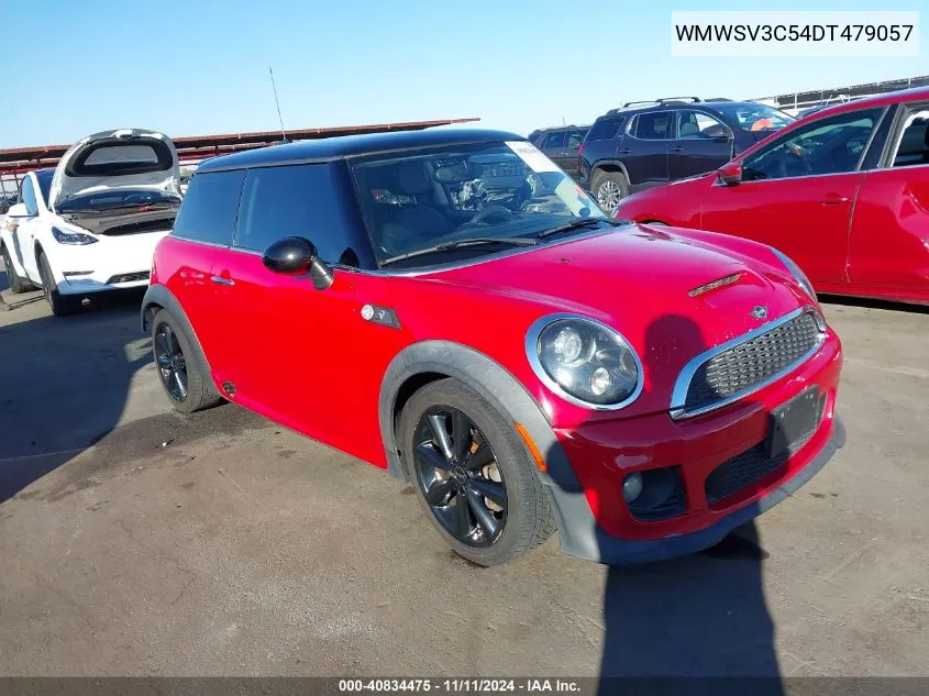 2013 Mini Hardtop Cooper S VIN: WMWSV3C54DT479057 Lot: 40834475