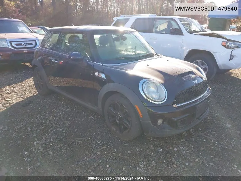 2013 Mini Hardtop Cooper S VIN: WMWSV3C50DT479640 Lot: 40863275