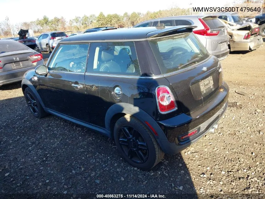 2013 Mini Hardtop Cooper S VIN: WMWSV3C50DT479640 Lot: 40863275