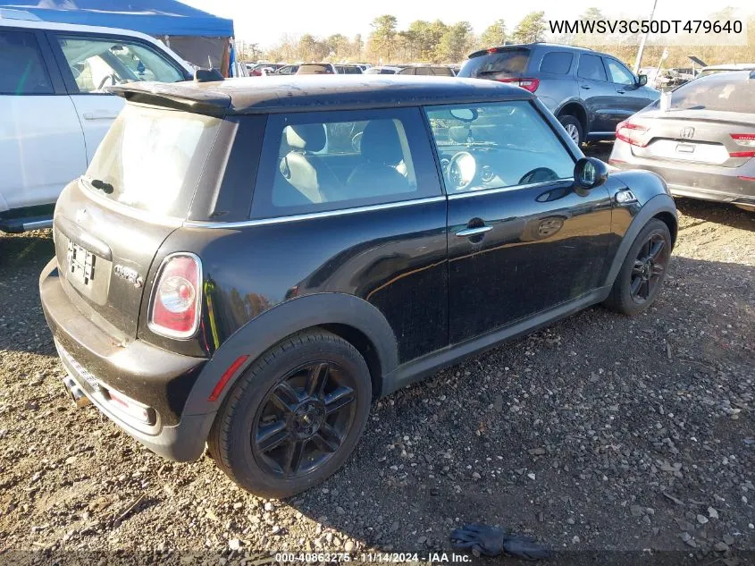 2013 Mini Hardtop Cooper S VIN: WMWSV3C50DT479640 Lot: 40863275