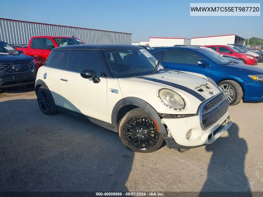 2014 Mini Hardtop Cooper S VIN: WMWXM7C55ET987720 Lot: 40009588