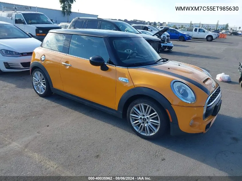 2014 Mini Hardtop Cooper S VIN: WMWXM7C55ET985630 Lot: 40035962