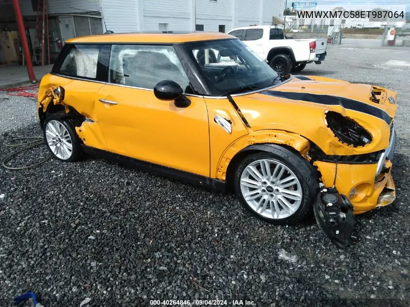 2014 Mini Hardtop Cooper S VIN: WMWXM7C58ET987064 Lot: 40264846