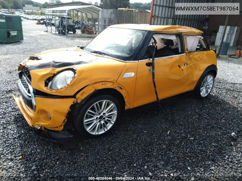 WMWXM7C58ET987064 2014 Mini Hardtop Cooper S