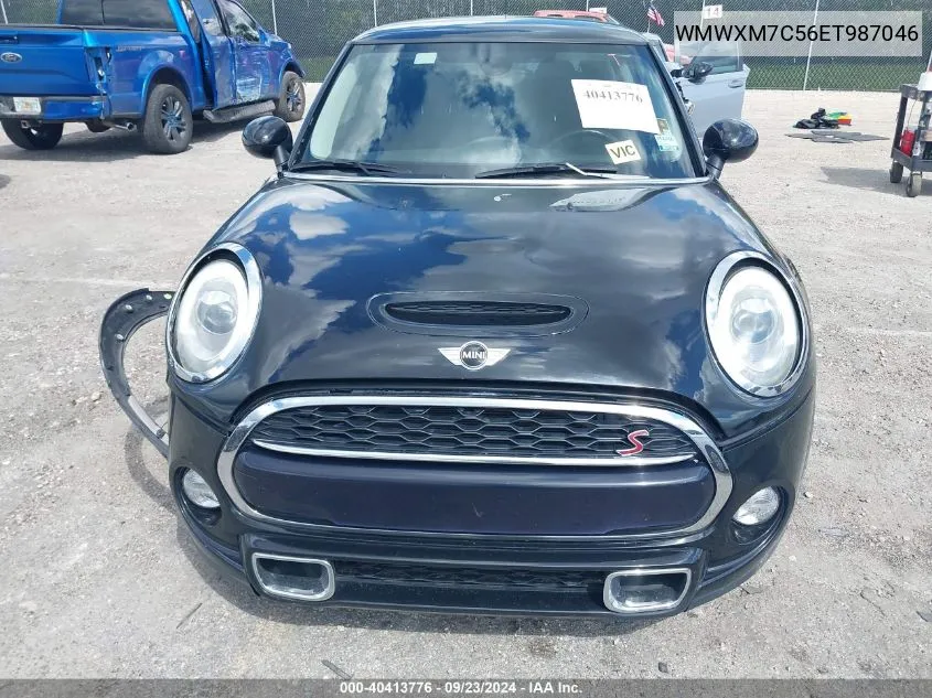 2014 Mini Hardtop Cooper S VIN: WMWXM7C56ET987046 Lot: 40413776