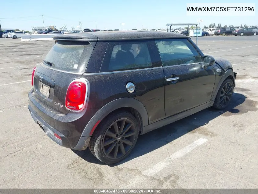 2014 Mini Hardtop Cooper S VIN: WMWXM7C5XET731296 Lot: 40457473