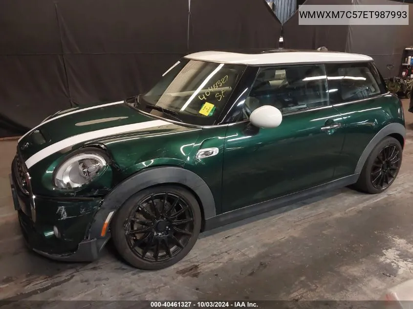 2014 Mini Hardtop Cooper S VIN: WMWXM7C57ET987993 Lot: 40461327