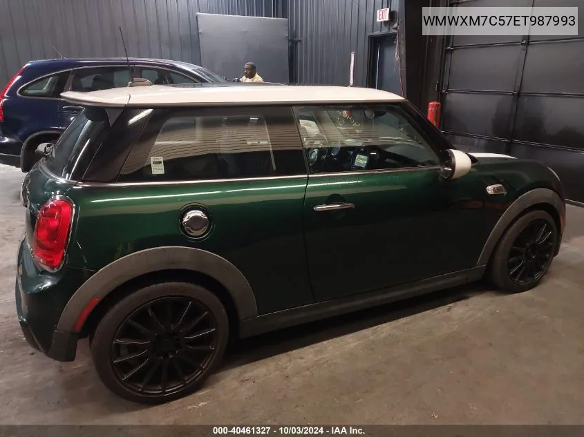 2014 Mini Hardtop Cooper S VIN: WMWXM7C57ET987993 Lot: 40461327