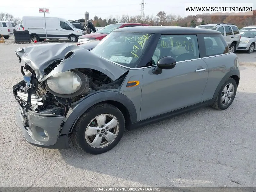 2014 Mini Hardtop Cooper VIN: WMWXM5C51ET936820 Lot: 40730372