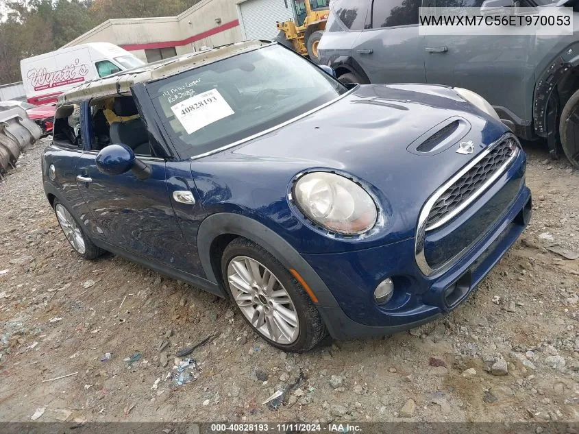 2014 Mini Hardtop Cooper S VIN: WMWXM7C56ET970053 Lot: 40828193