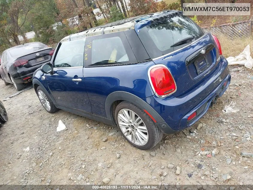 2014 Mini Hardtop Cooper S VIN: WMWXM7C56ET970053 Lot: 40828193