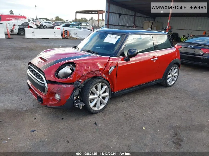 2014 Mini Hardtop Cooper S VIN: WMWXM7C56ET969484 Lot: 40862425