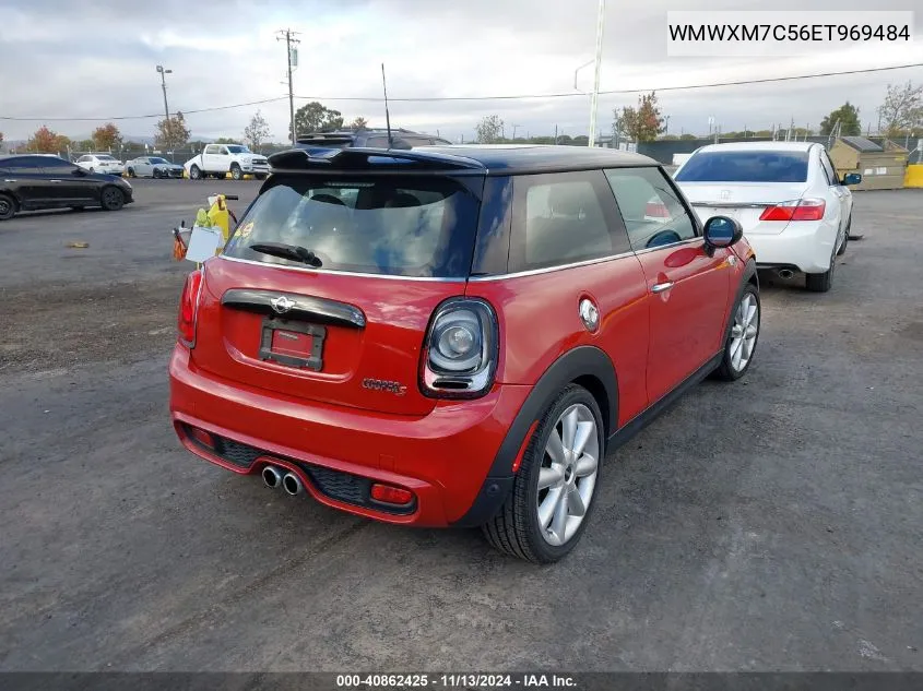 2014 Mini Hardtop Cooper S VIN: WMWXM7C56ET969484 Lot: 40862425