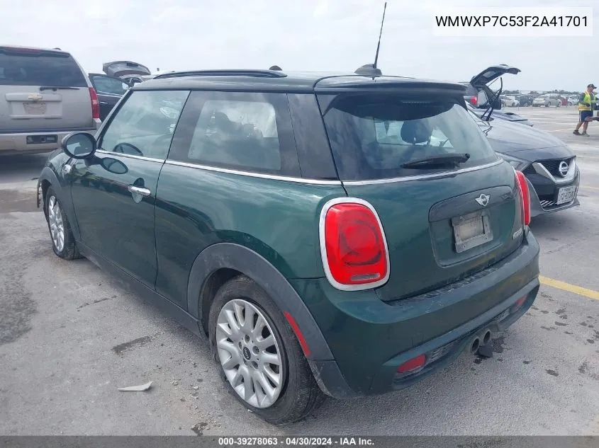 WMWXP7C53F2A41701 2015 Mini Hardtop Cooper S