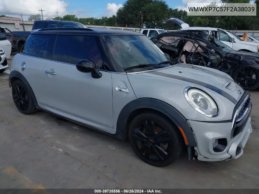 WMWXP7C57F2A38039 2015 Mini Hardtop Cooper S