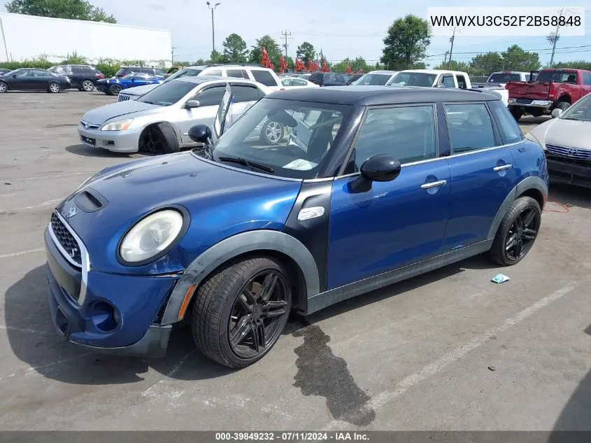 2015 Mini Hardtop Cooper S VIN: WMWXU3C52F2B58848 Lot: 39849232