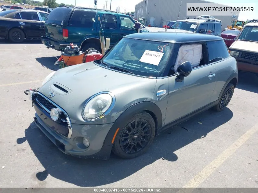 2015 Mini Hardtop Cooper S VIN: WMWXP7C54F2A35549 Lot: 40087415