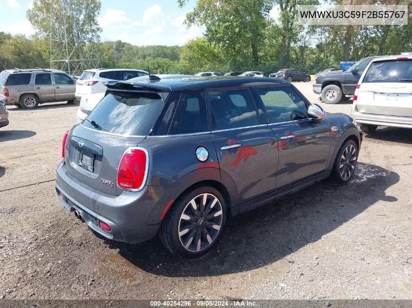 2015 Mini Hardtop Cooper S VIN: WMWXU3C59F2B55767 Lot: 40254296