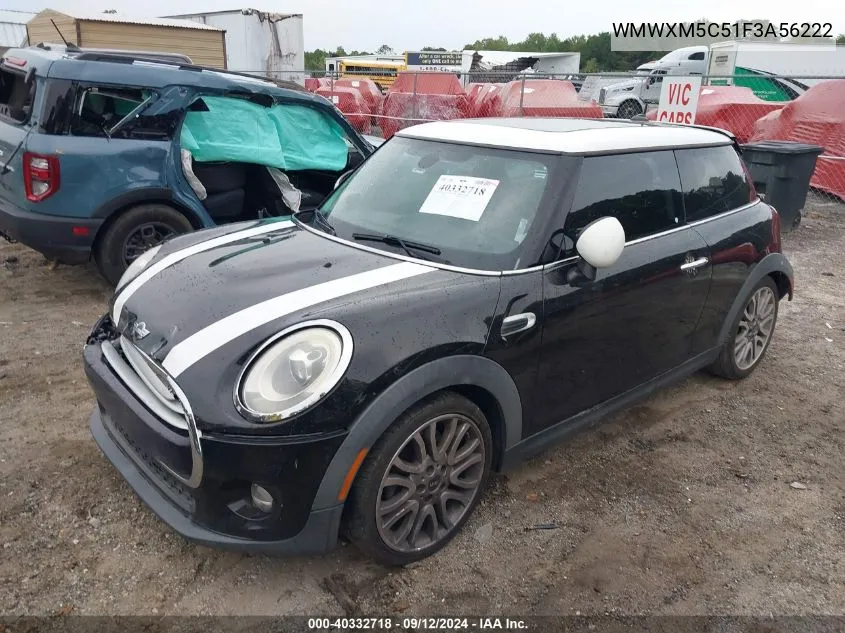 2015 Mini Hardtop VIN: WMWXM5C51F3A56222 Lot: 40332718