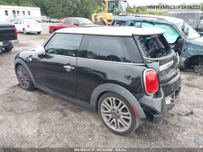 2015 Mini Hardtop VIN: WMWXM5C51F3A56222 Lot: 40332718