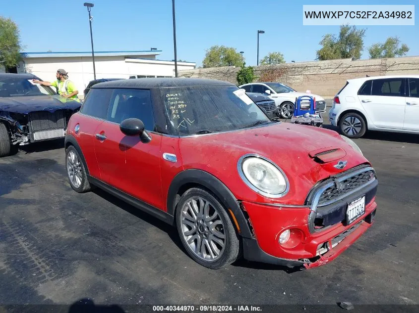 WMWXP7C52F2A34982 2015 Mini Hardtop Cooper S