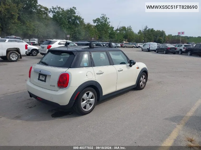 2015 Mini Hardtop Cooper VIN: WMWXS5C51FT828690 Lot: 40377832