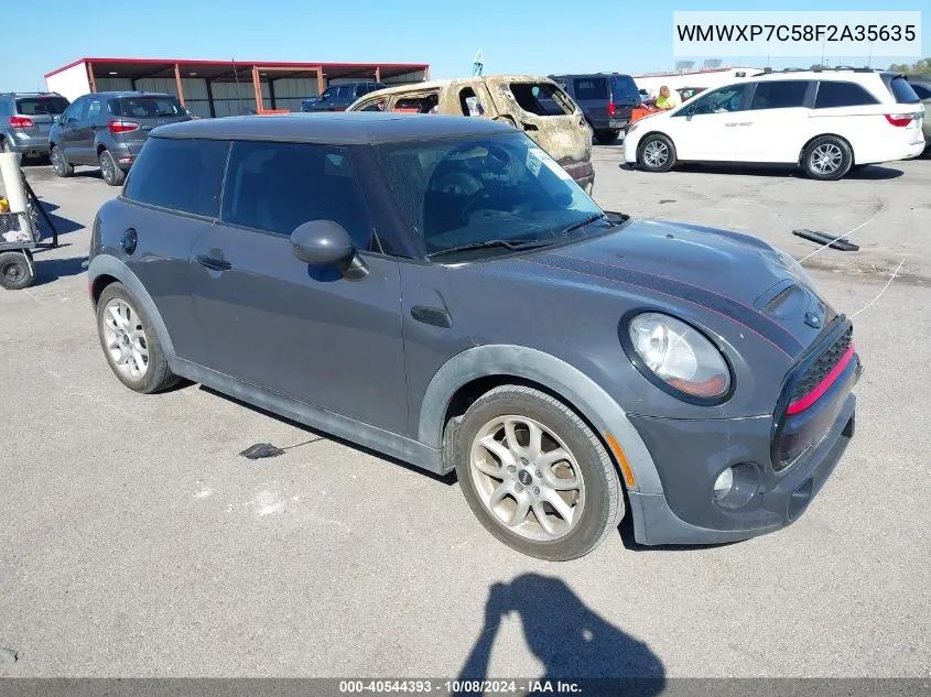 2015 Mini Hardtop S VIN: WMWXP7C58F2A35635 Lot: 40544393