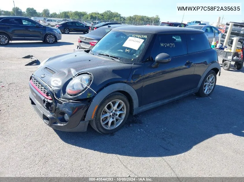 2015 Mini Hardtop S VIN: WMWXP7C58F2A35635 Lot: 40544393