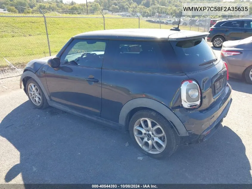 2015 Mini Hardtop S VIN: WMWXP7C58F2A35635 Lot: 40544393