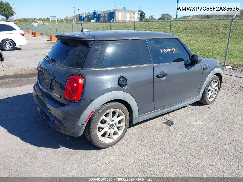 2015 Mini Hardtop S VIN: WMWXP7C58F2A35635 Lot: 40544393