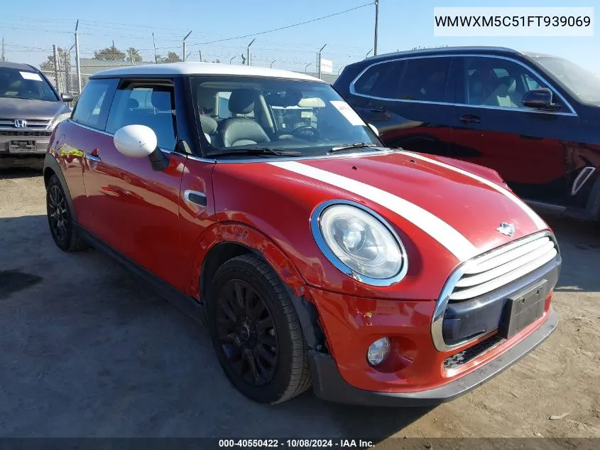 2015 Mini Hardtop Cooper VIN: WMWXM5C51FT939069 Lot: 40550422