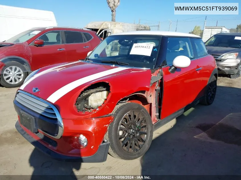 2015 Mini Hardtop Cooper VIN: WMWXM5C51FT939069 Lot: 40550422