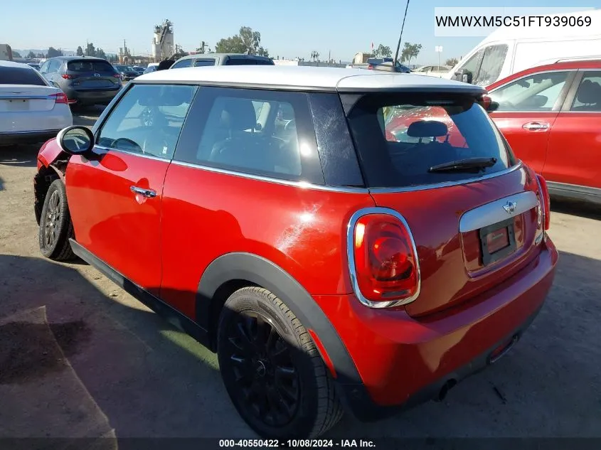 2015 Mini Hardtop Cooper VIN: WMWXM5C51FT939069 Lot: 40550422