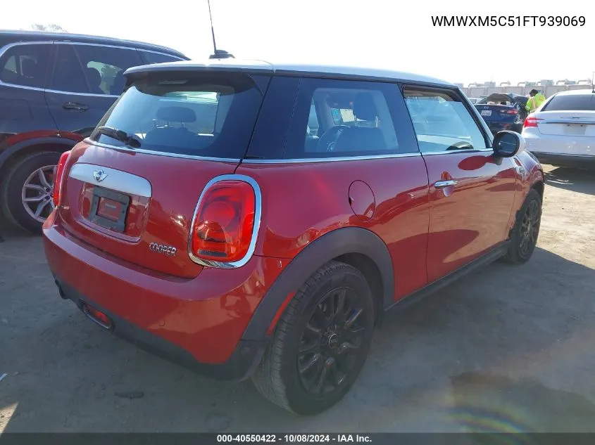 2015 Mini Hardtop Cooper VIN: WMWXM5C51FT939069 Lot: 40550422