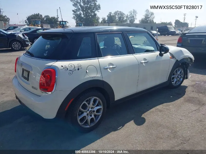 2015 Mini Hardtop Cooper VIN: WMWXS5C50FT828017 Lot: 40553386