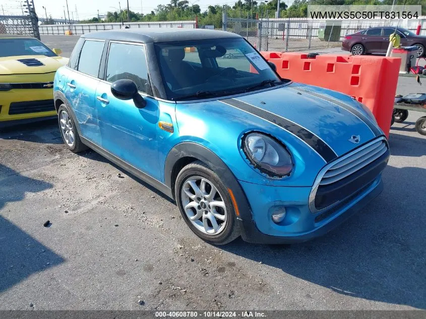 2015 Mini Hardtop Cooper VIN: WMWXS5C50FT831564 Lot: 40608780