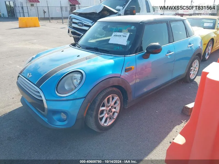 2015 Mini Hardtop Cooper VIN: WMWXS5C50FT831564 Lot: 40608780